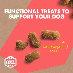 Cloud Star Dynamo Dog Salmon Skin & Coat Functional Soft Chews Dog Treats
