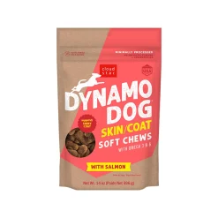 Cloud Star Dynamo Dog Salmon Skin & Coat Functional Soft Chews Dog Treats