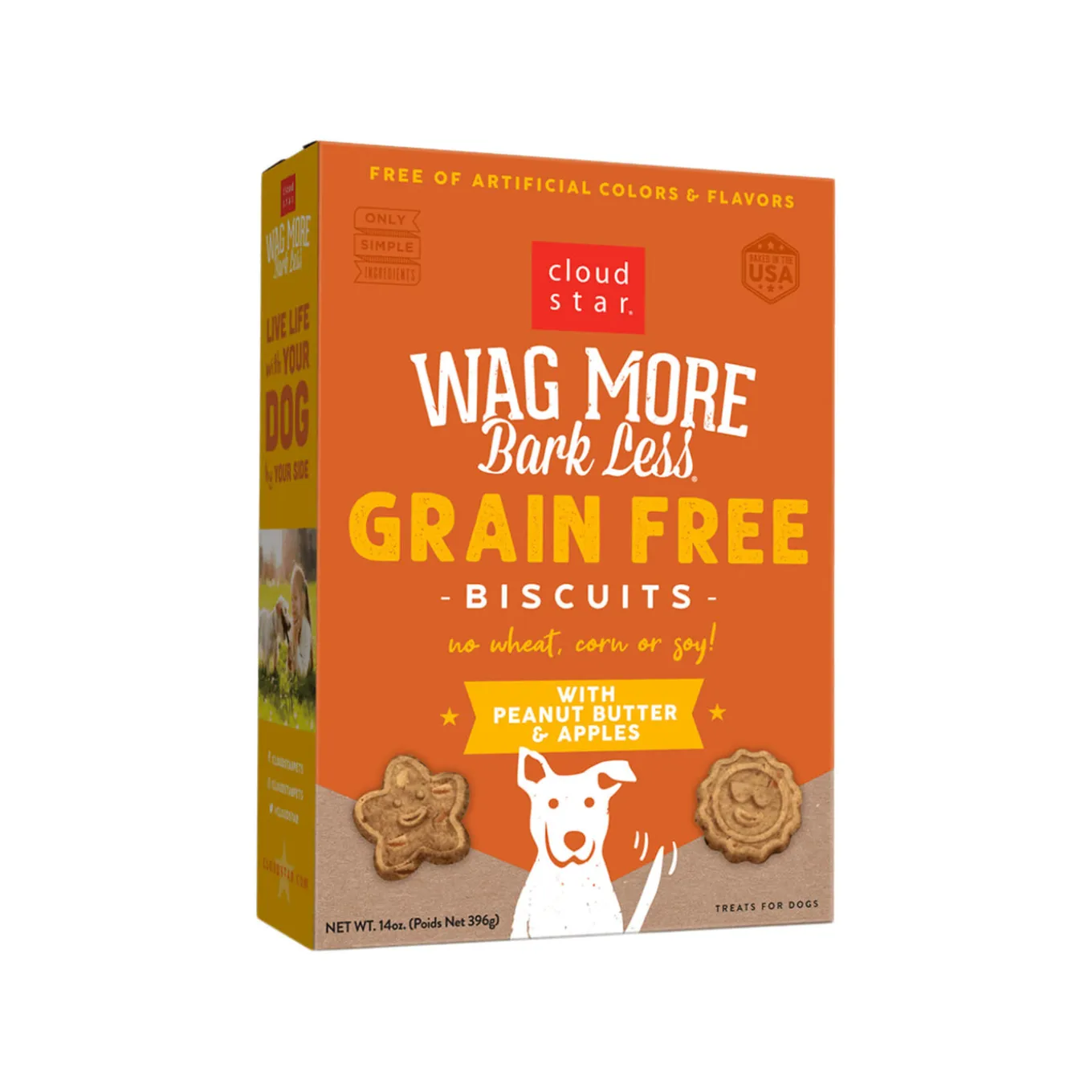 Cloud Star Wag More Bark Less Oven Baked Grain-Free Dog Biscuits