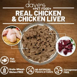 Dave's Pet Food 95% Premium Meats Grain Free Wet Cat Food