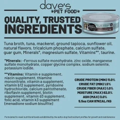 Dave's Pet Food Dinner in Gravy Grain Free Wet Cat Food