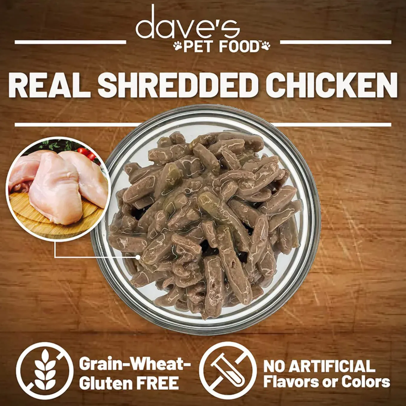 Dave's Pet Food Dinner in Gravy Grain Free Wet Cat Food
