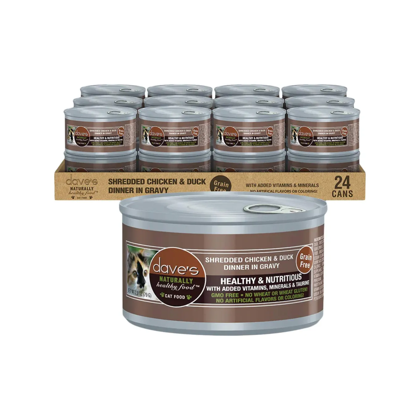 Dave's Pet Food Dinner in Gravy Grain Free Wet Cat Food