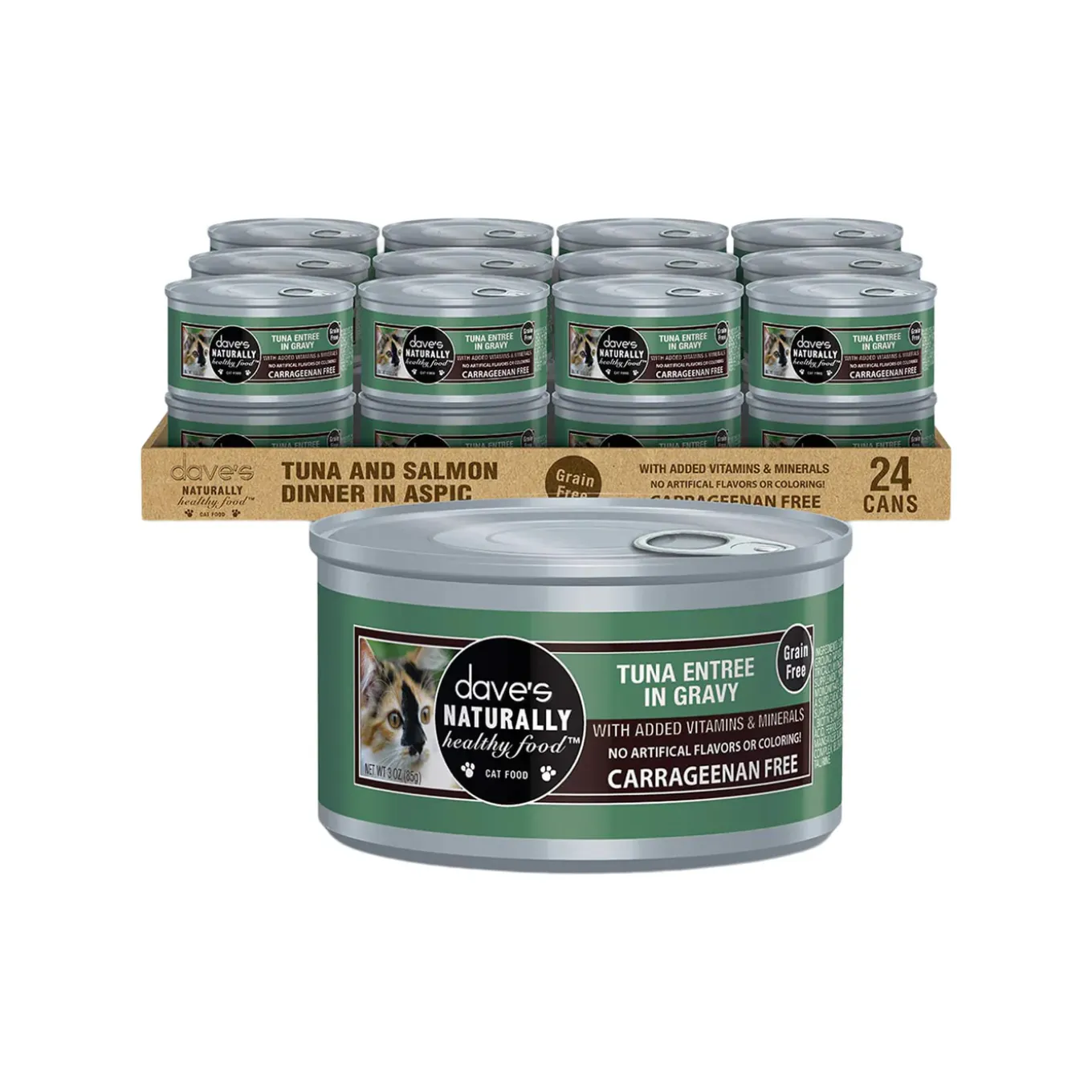 Dave's Pet Food Dinner in Gravy Grain Free Wet Cat Food