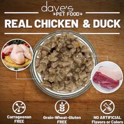 Dave's Pet Food Wet Grain Free Cat Food Stews