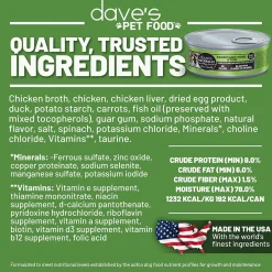 Dave's Pet Food Wet Grain Free Cat Food Stews
