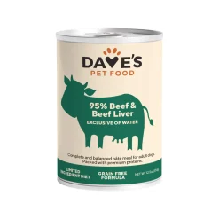 Dave's Pet Food 95% Premium Meats Grain Free Wet Dog Food