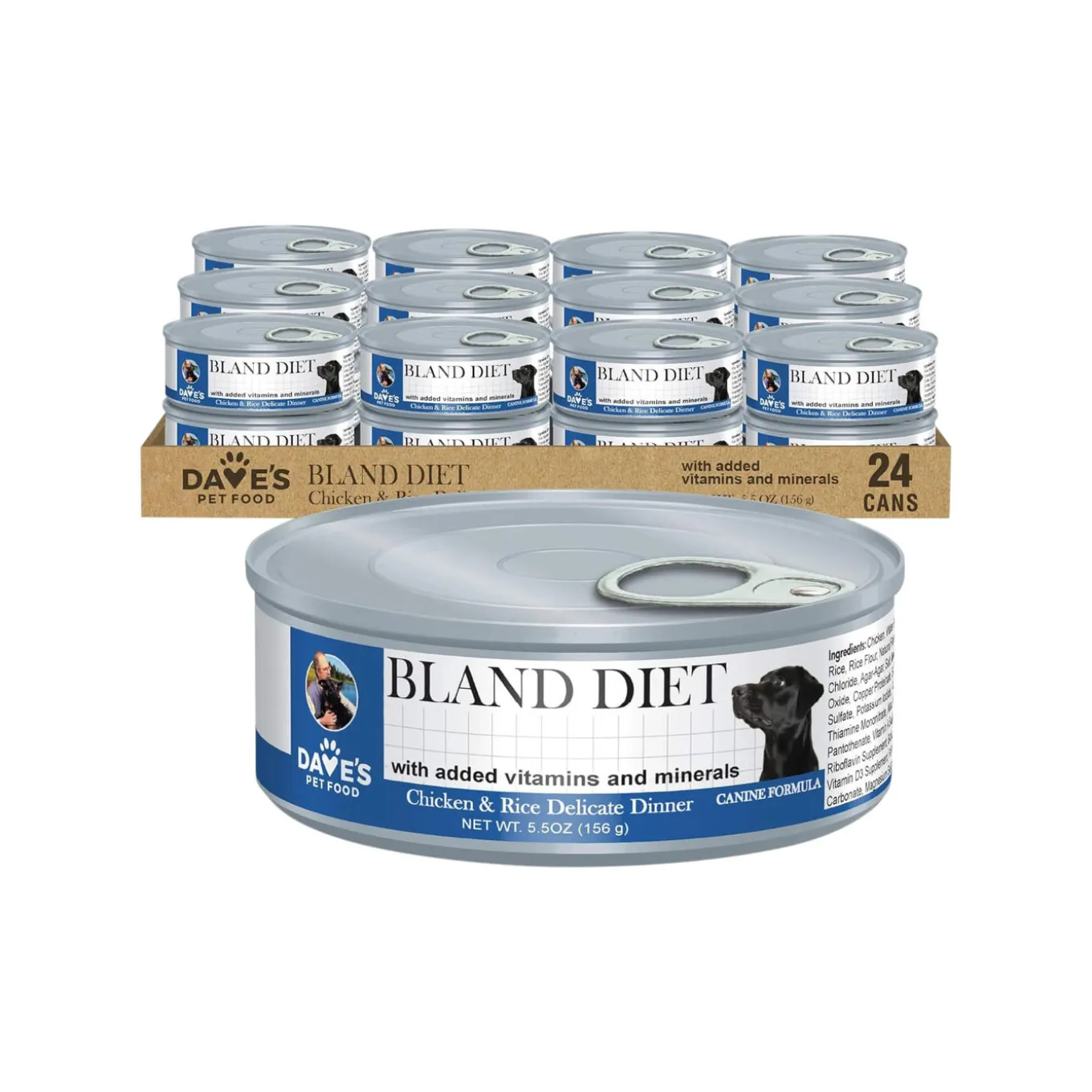 Dave's Pet Food Restricted Bland Diet Wet Dog Food