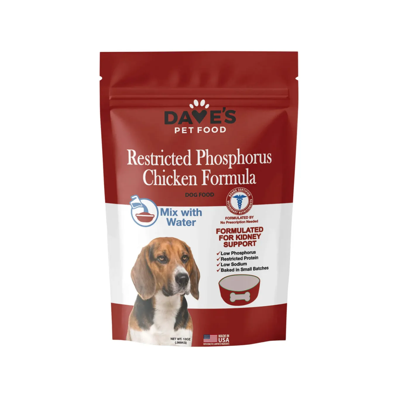 Dave's Pet Food Restricted Phosphorous Kidney Support Dry Dog Food