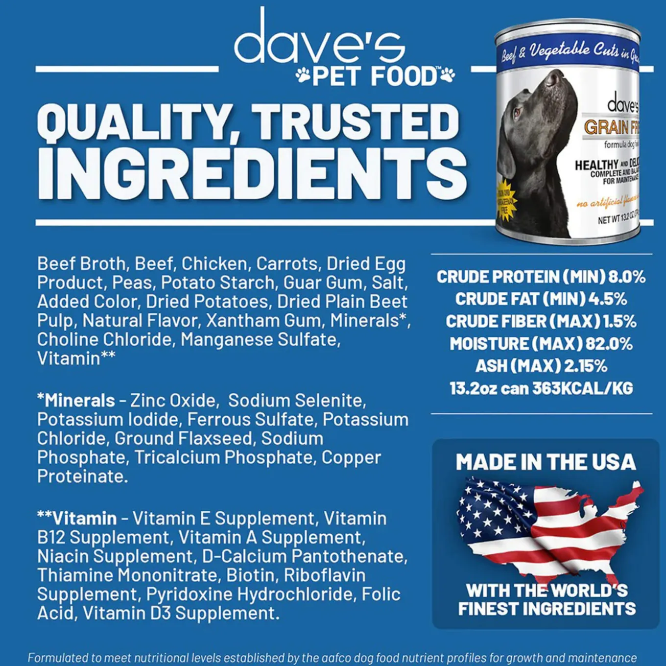 Dave's Pet Food Stewlicious Grain Free Wet Dog Food