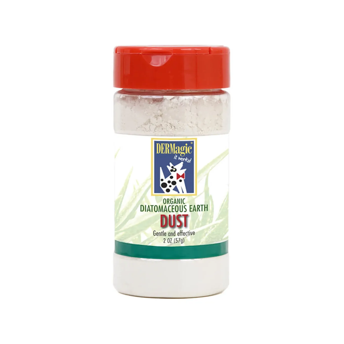 DERMagic Organic Diatomaceous Earth Dust Flea Control for Dogs & Cats
