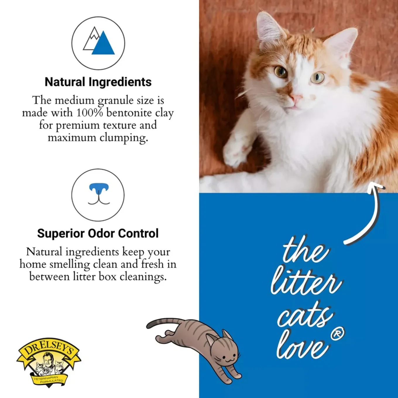 Dr. Elsey's Ultra Multi-Cat Strength Clumping Clay Cat Litter