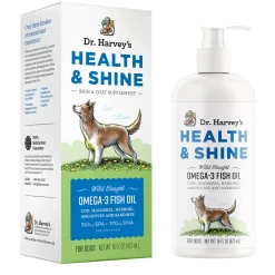 Dr. Harvey's Health and Shine Omega-3 Skin & Coat Fish Oil for Dogs