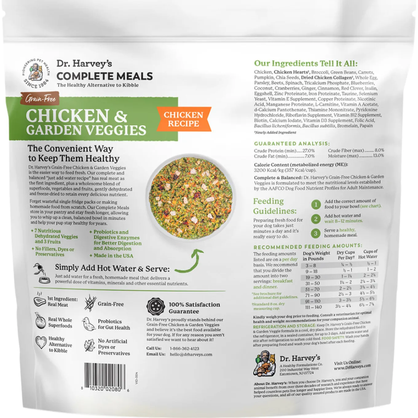 Dr. Harvey's Garden Veggies Grain Free Recipe Dog Food