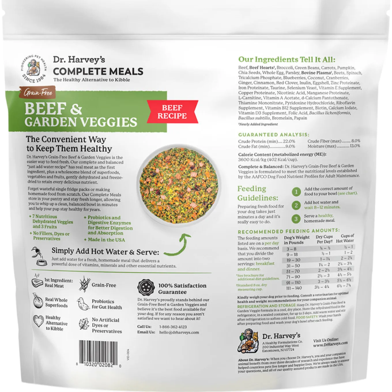 Dr. Harvey's Garden Veggies Grain Free Recipe Dog Food