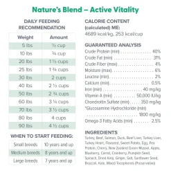 Dr. Marty Nature’s Blend Active Vitality Freeze Dried Dog Food