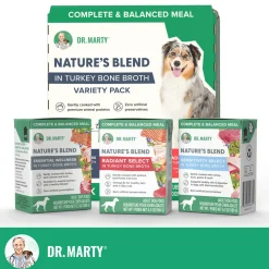 Dr. Marty Nature's Blend Wet Dog Food in Turkey Bone Broth