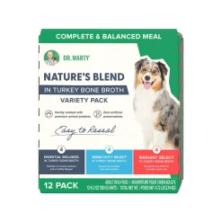 Dr. Marty Nature's Blend Wet Dog Food in Turkey Bone Broth