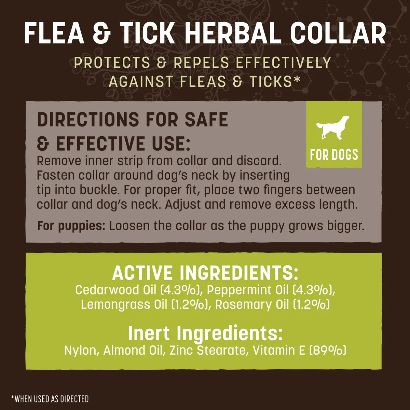 Earth Animal Nature's Protection Flea & Tick Collar for Dogs