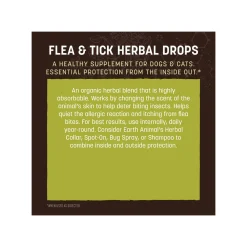 Earth Animal Nature's Protection Daily Herbal Flea & Tick Drops for Dogs & Cats