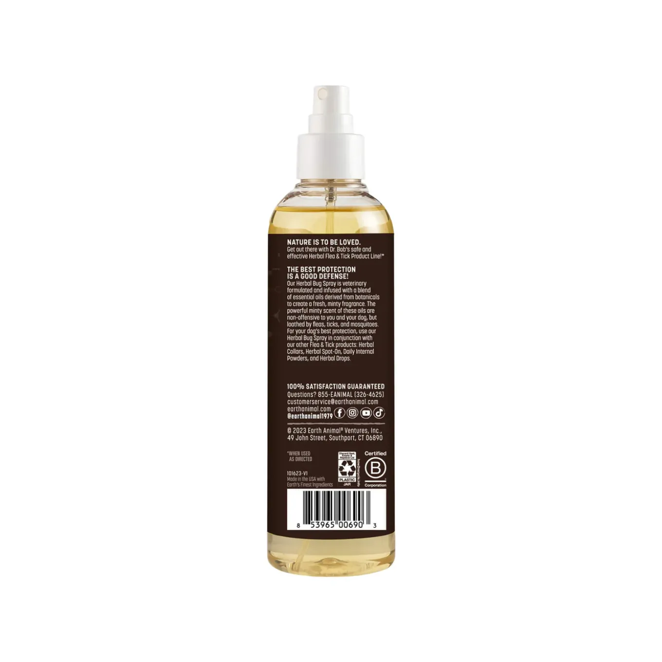 Earth Animal Nature's Protection Flea & Tick Herbal Bug Spray for Dogs