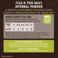 Earth Animal Nature's Protection Daily Internal Powder for Dogs & Cats