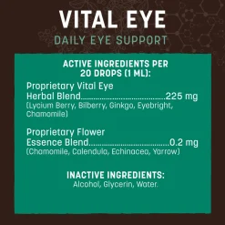 Earth Animal Organic Herbal Remedies Vital Eye Tincture for Dogs
