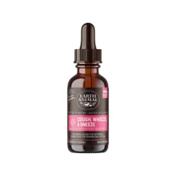 Earth Animal Organic Herbal Remedies Cough, Wheeze & Sneeze Tincture for Dogs