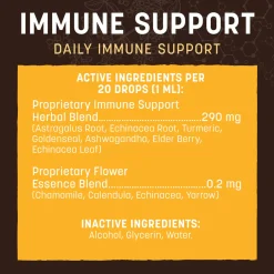 Earth Animal Organic Herbal Remedies Immune Support Tincture for Dogs