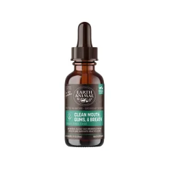 Earth Animal Organic Herbal Remedies Clean Mouth, Gums & Breath Tincture for Dogs