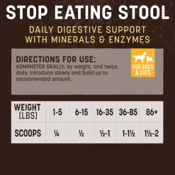 Earth Animal Stop Eating Stool Nutritional Supplement for Dogs