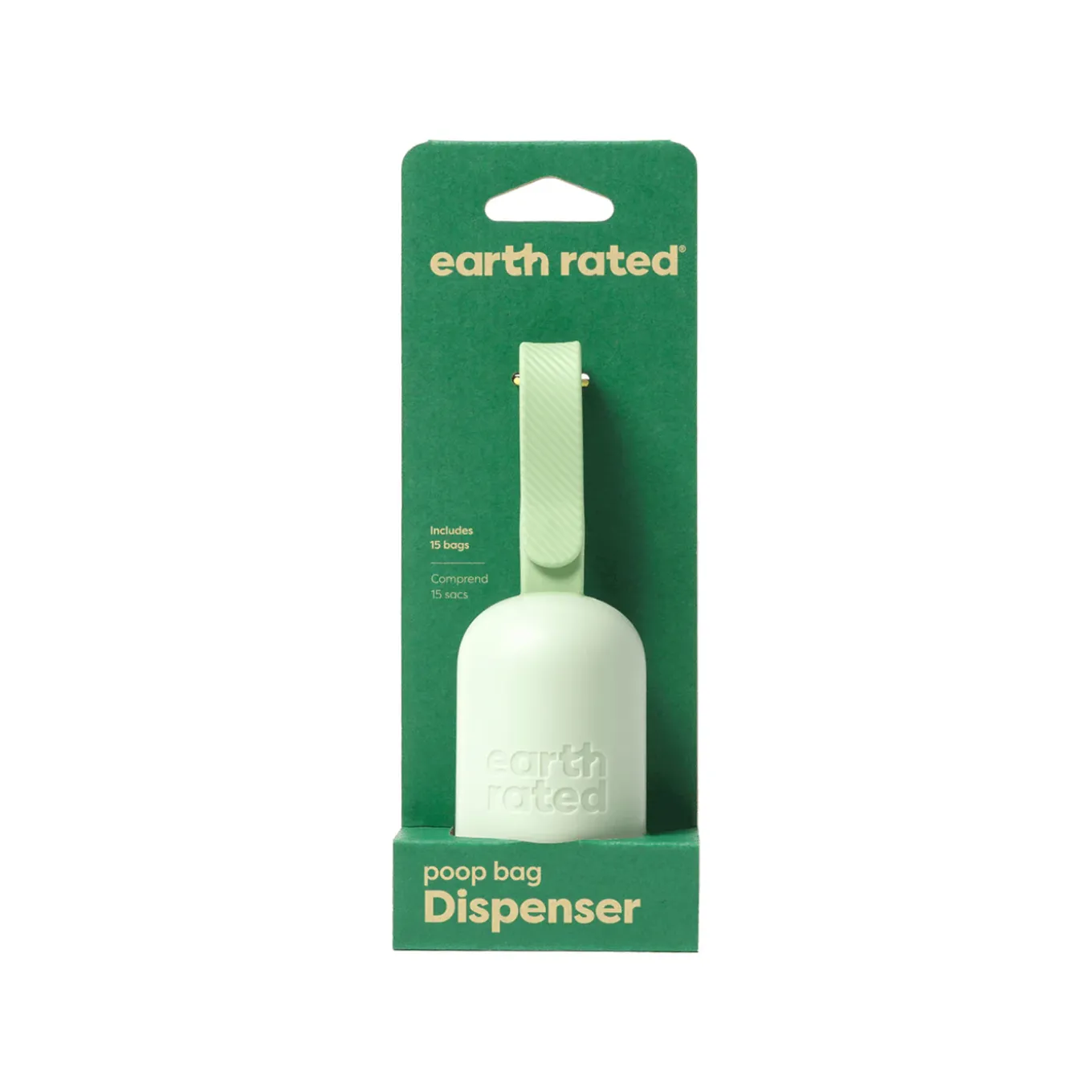 Earth Rated Leash Dog Waste Bag Dispenser with Bags
