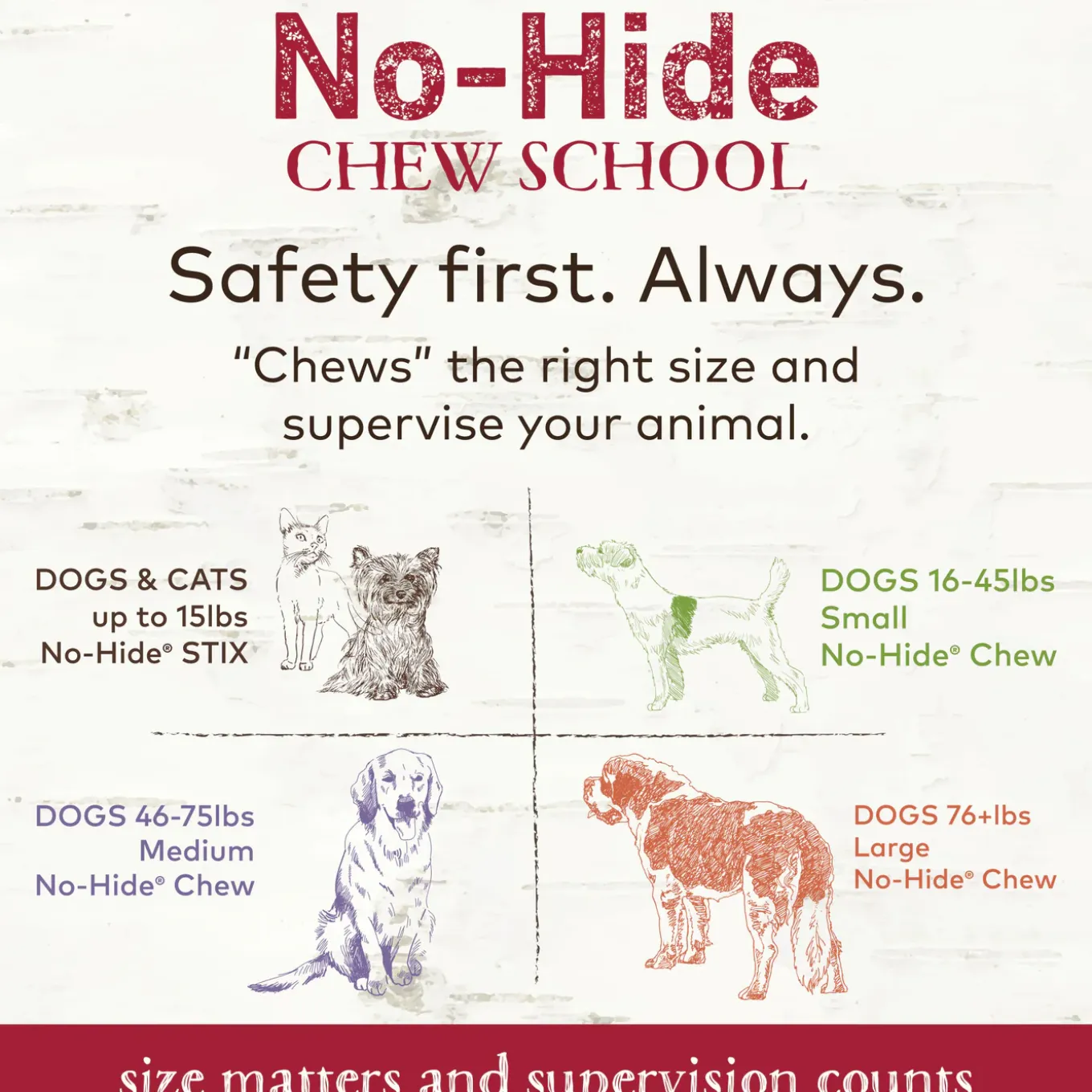 Earth Animal No-Hide Chews for Dogs