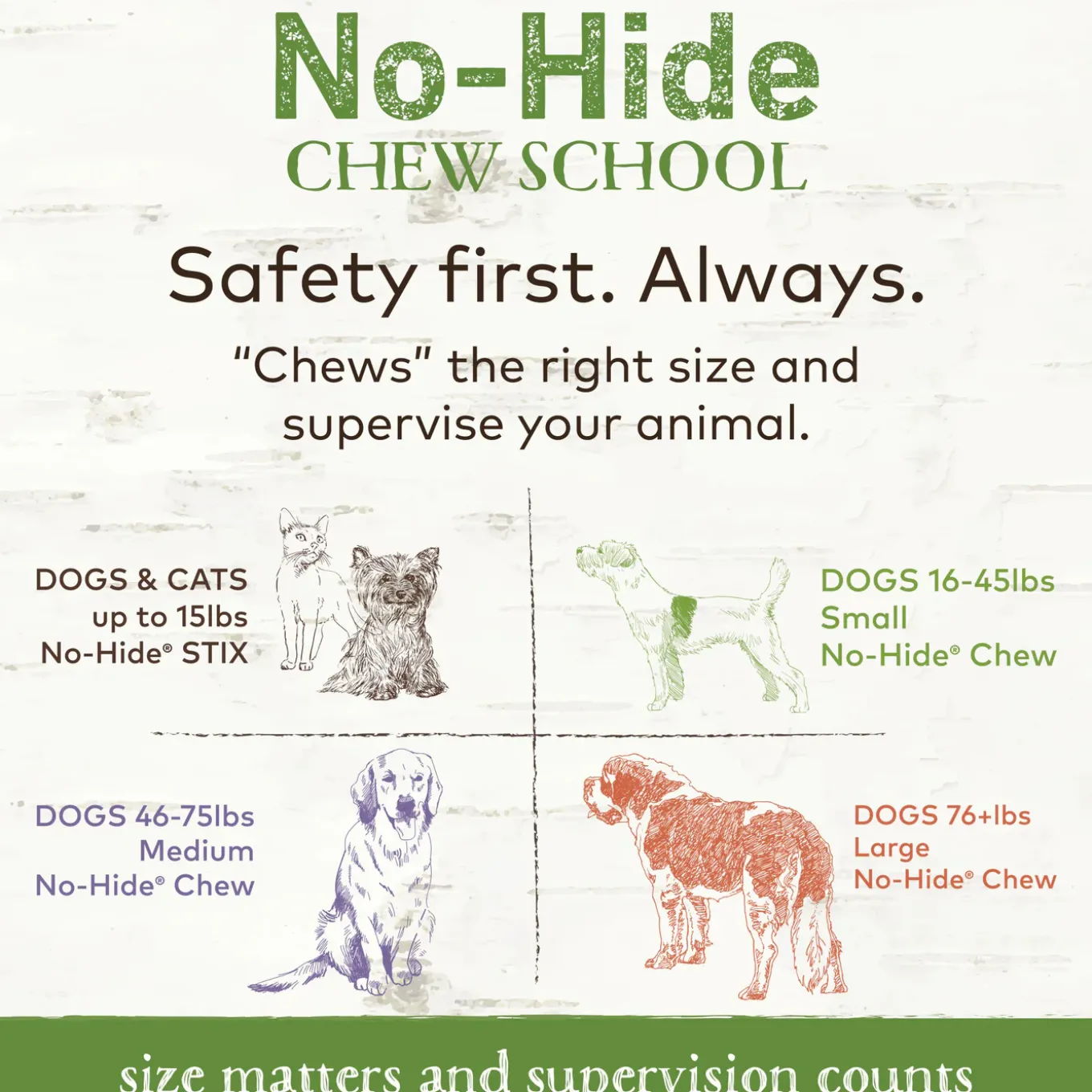 Earth Animal No-Hide Chews for Dogs