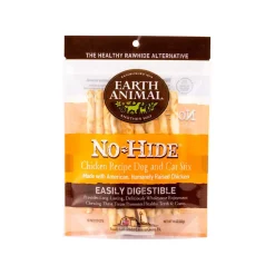 Earth Animal No-Hide Easily Digestible Rawhide Alternative Dog & Cat Stix Chews
