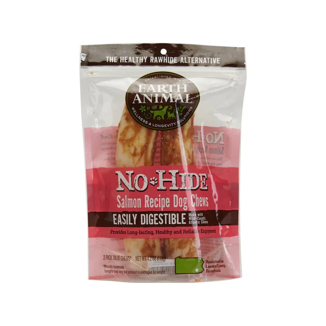 Earth Animal No-Hide Easily Digestible Rawhide Alternative Dog Chews
