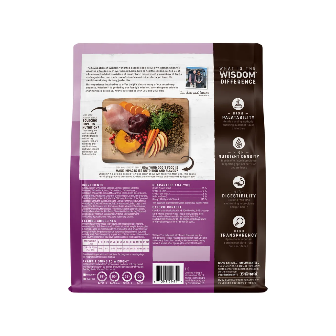 Earth Animal Wisdom Air-Dried Natural Dog Food