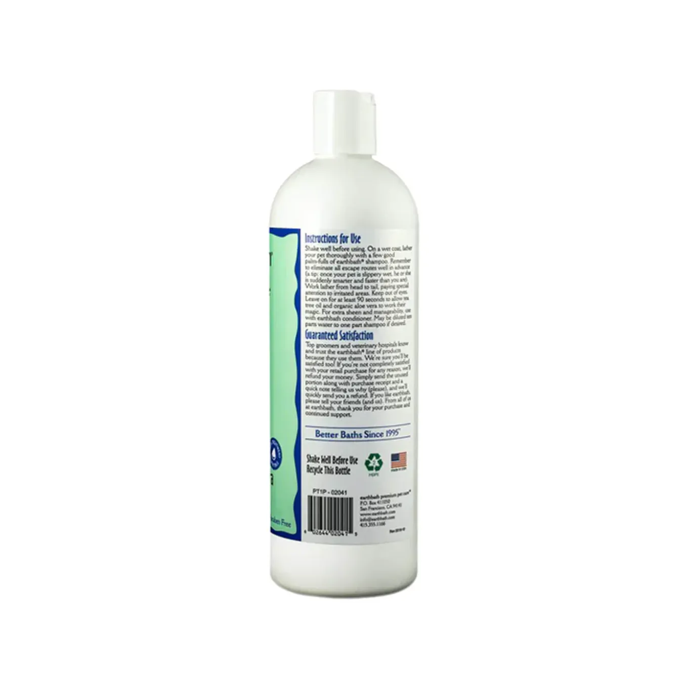 Earthbath Sulfate & Paraben Free Shampoo for Dogs & Cats