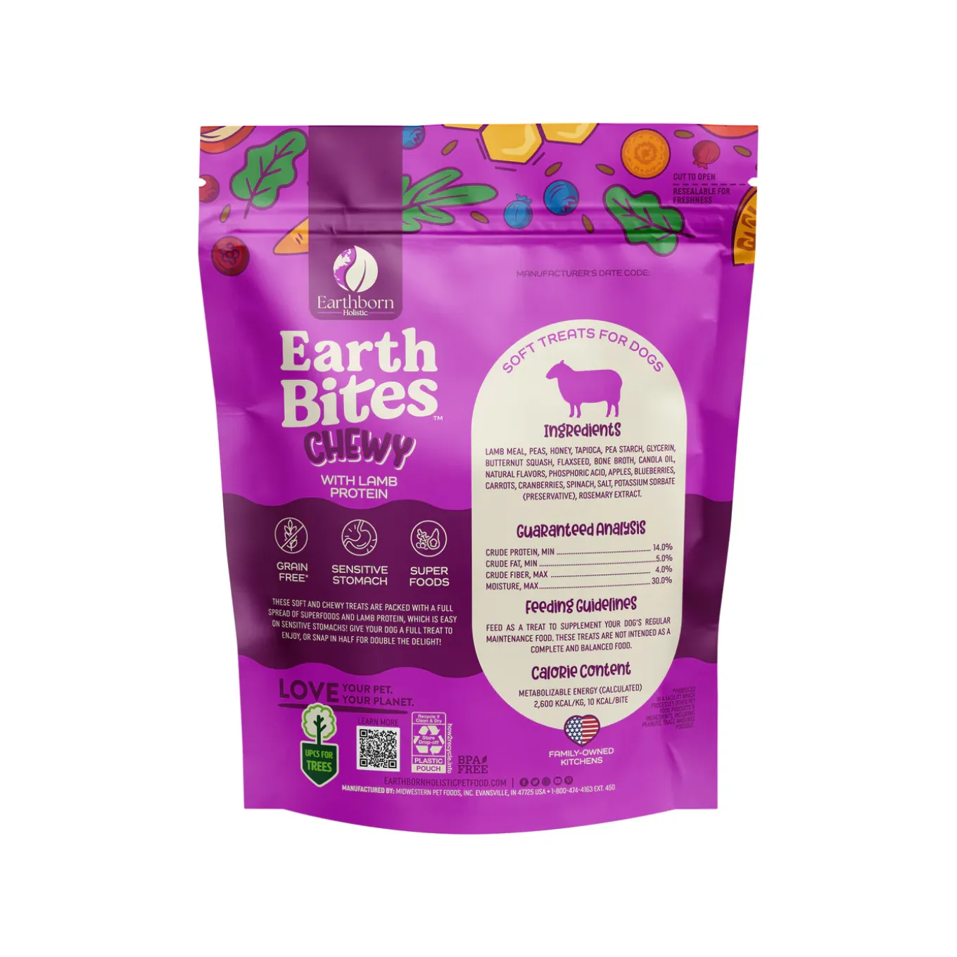 Earthborn Holistic EarthBites Chewy Grain-Free Dog Treats