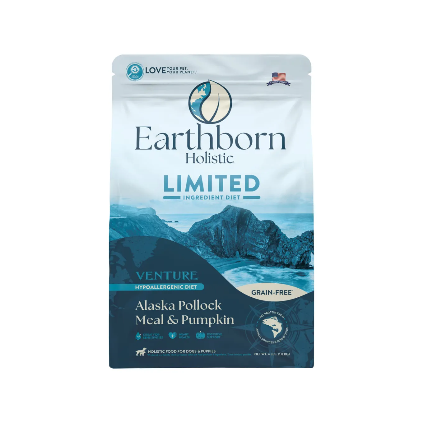 Earthborn Holistic Grain-Free Limited Ingredient Diet Dry Venture Dog Food