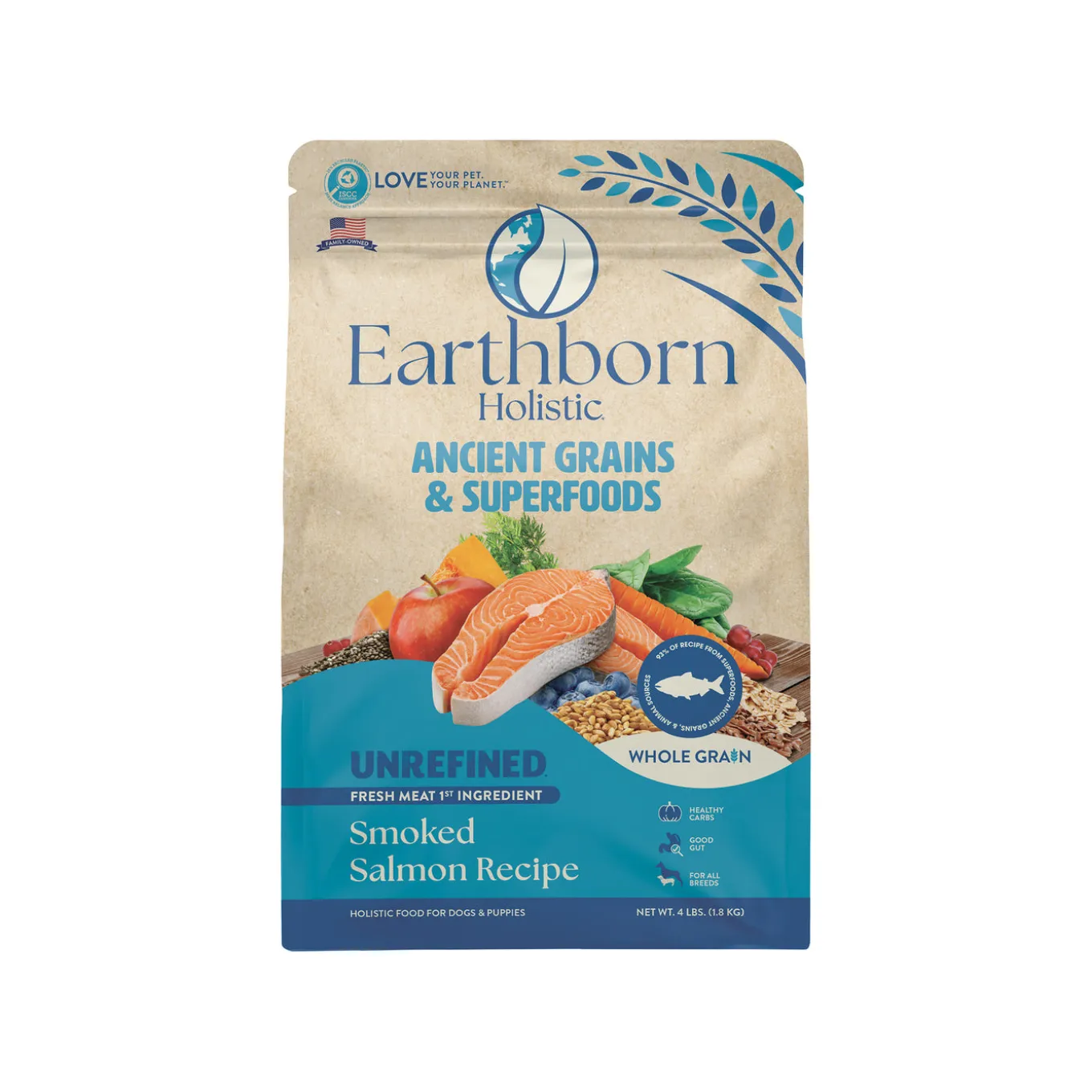 Earthborn Holistic Unrefined Ancient Grains & Superfoods Dry Dog Food