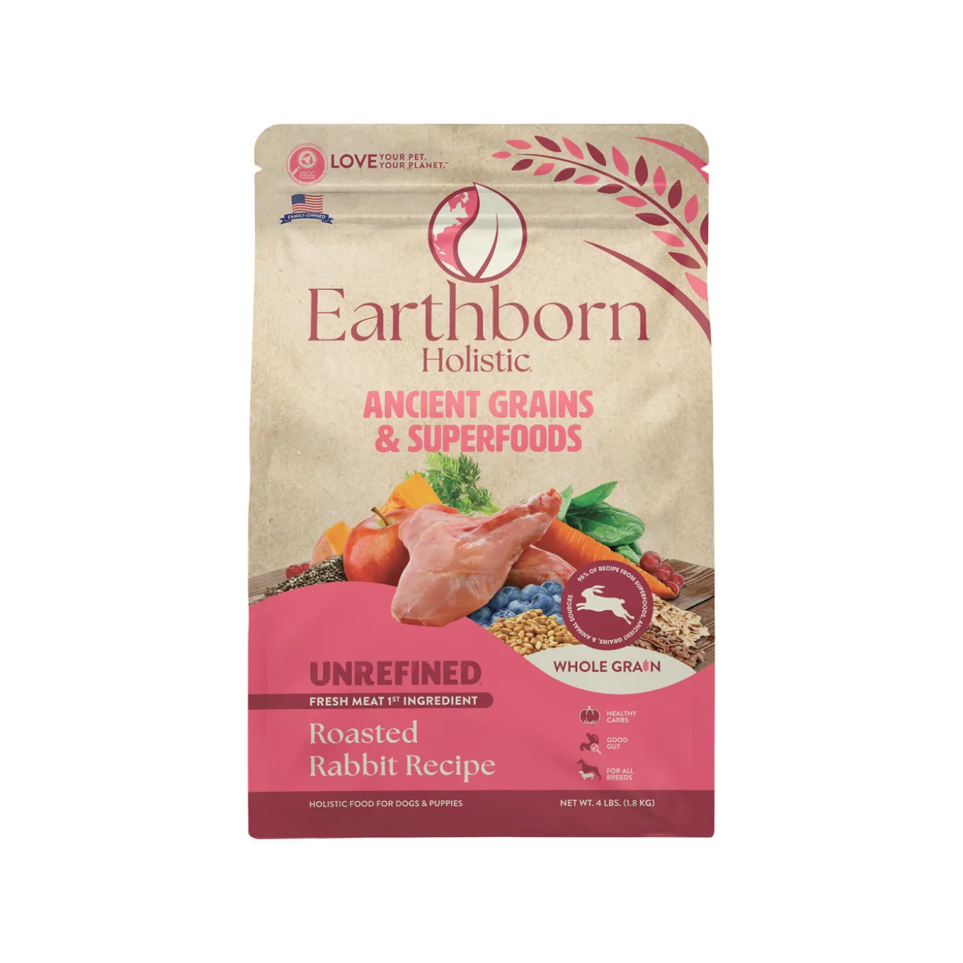 Earthborn Holistic Unrefined Ancient Grains & Superfoods Dry Dog Food