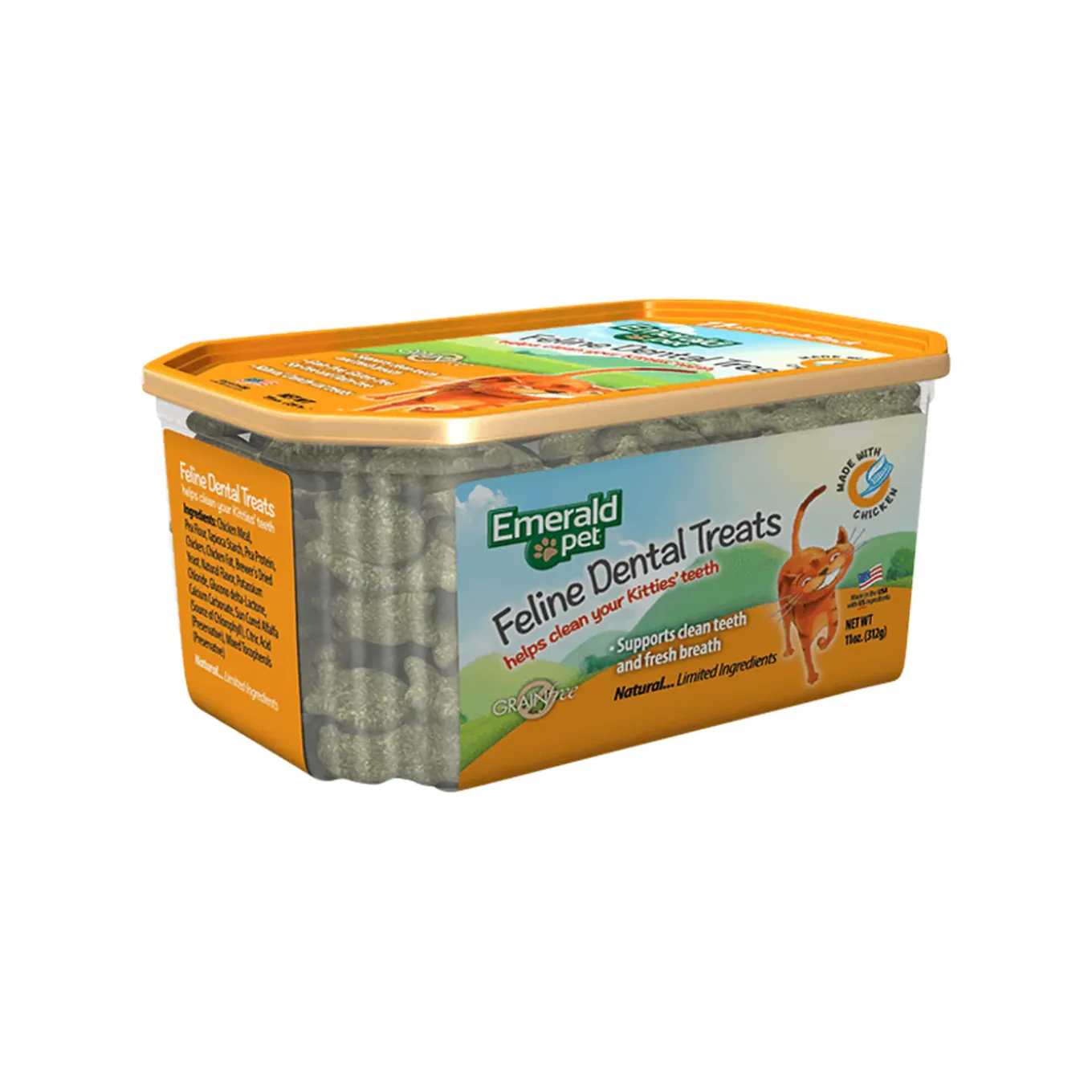 Emerald Pet Grain-Free Dental Treats for Cats