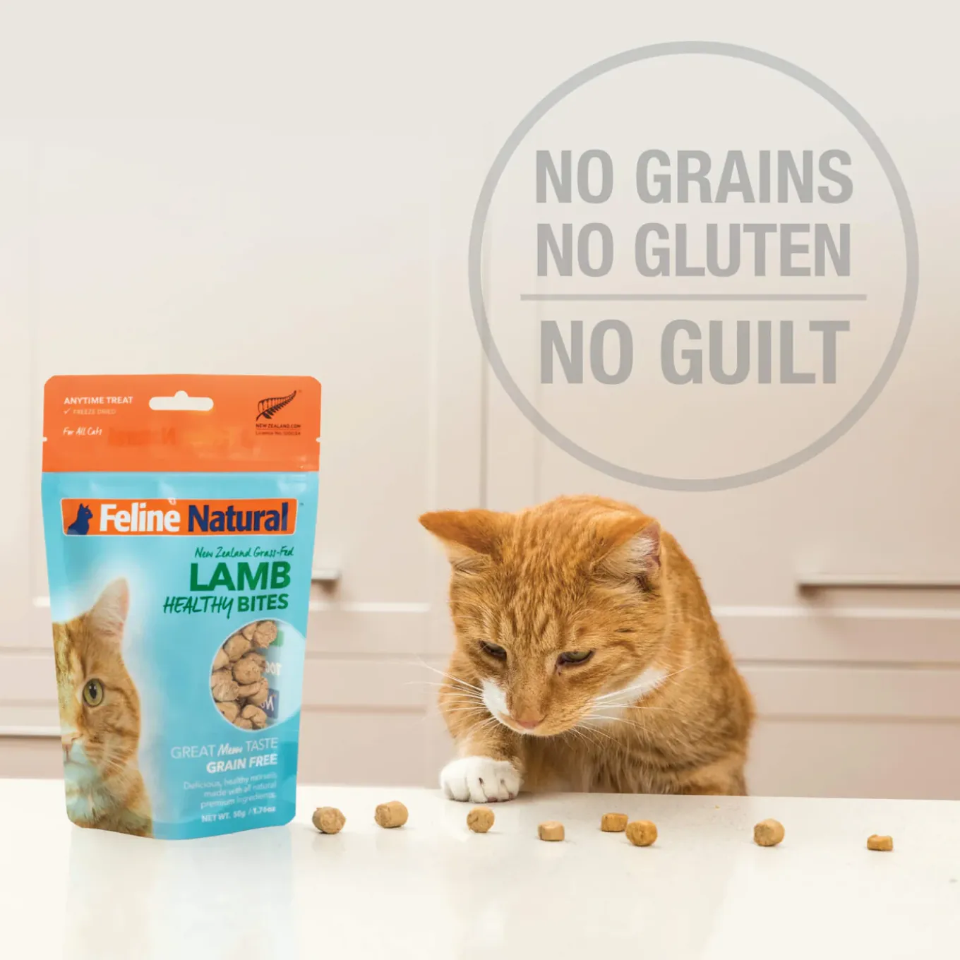 Feline Natural Freeze-Dried Bites for Cats