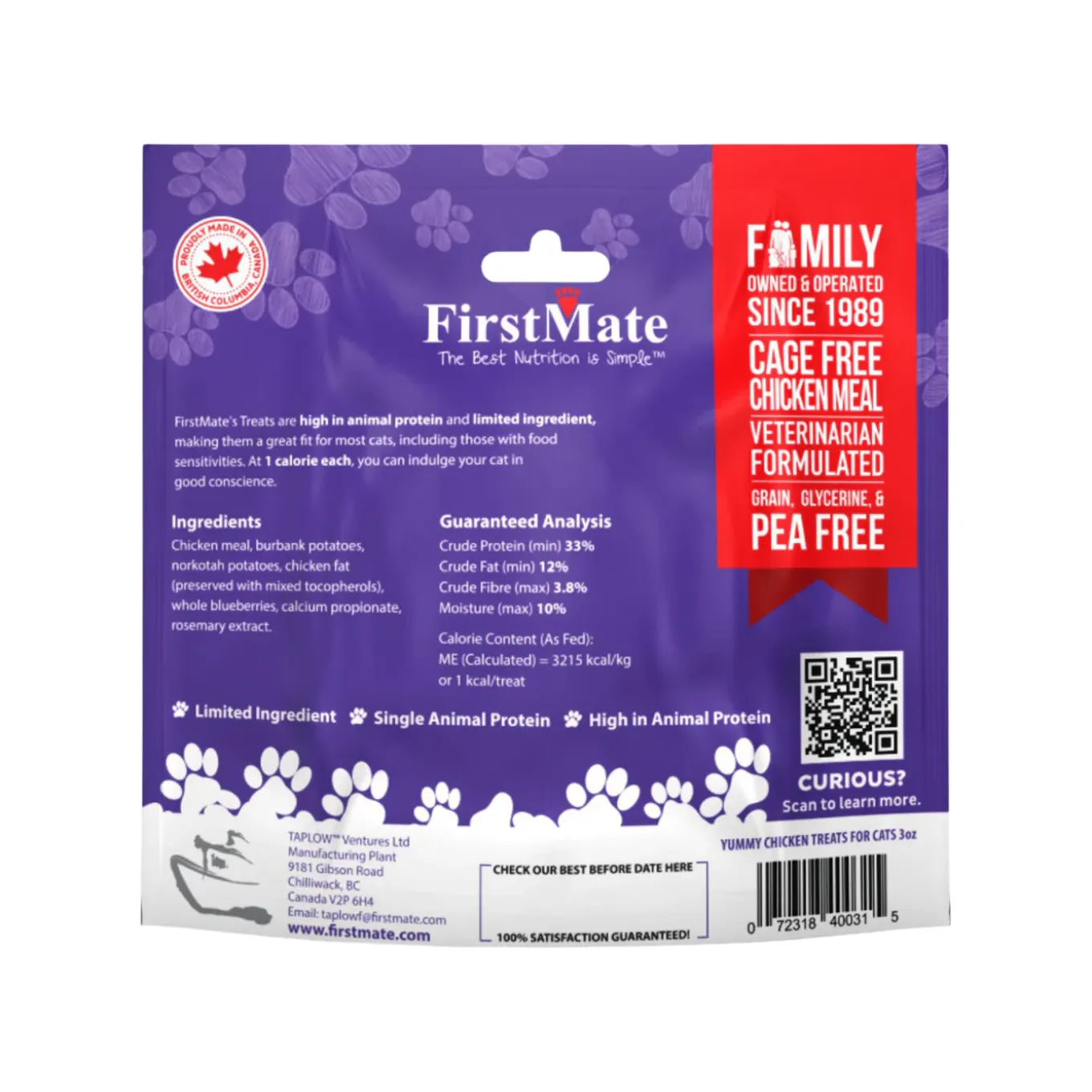 FirstMate Grain Free Cat Treats