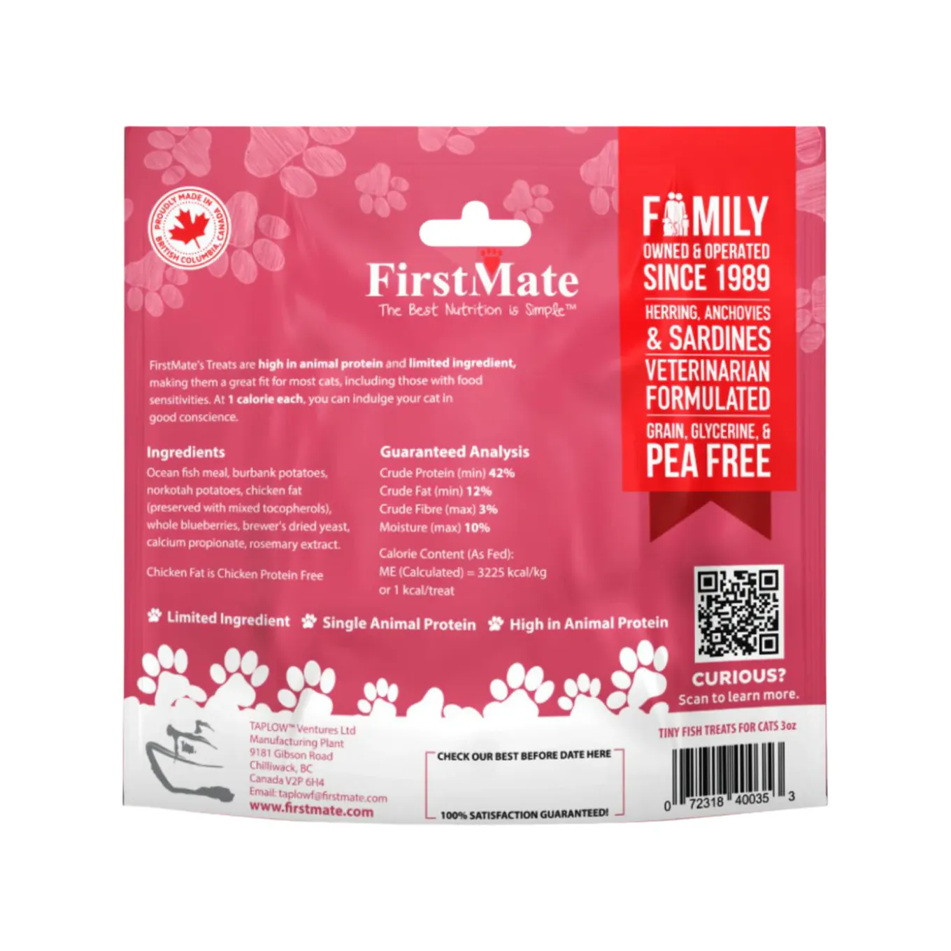 FirstMate Grain Free Cat Treats