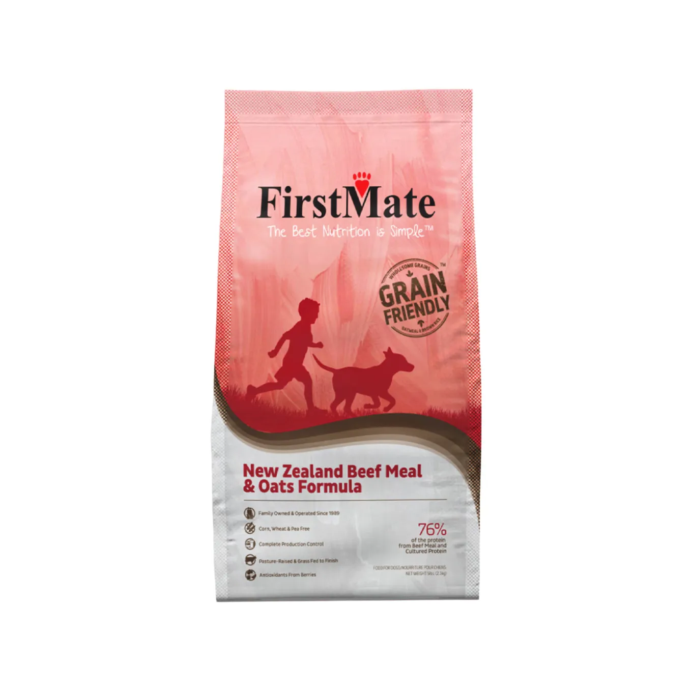 FirstMate Grain Friendly New Zealand Beef Meal & Oats Dry Dog Food