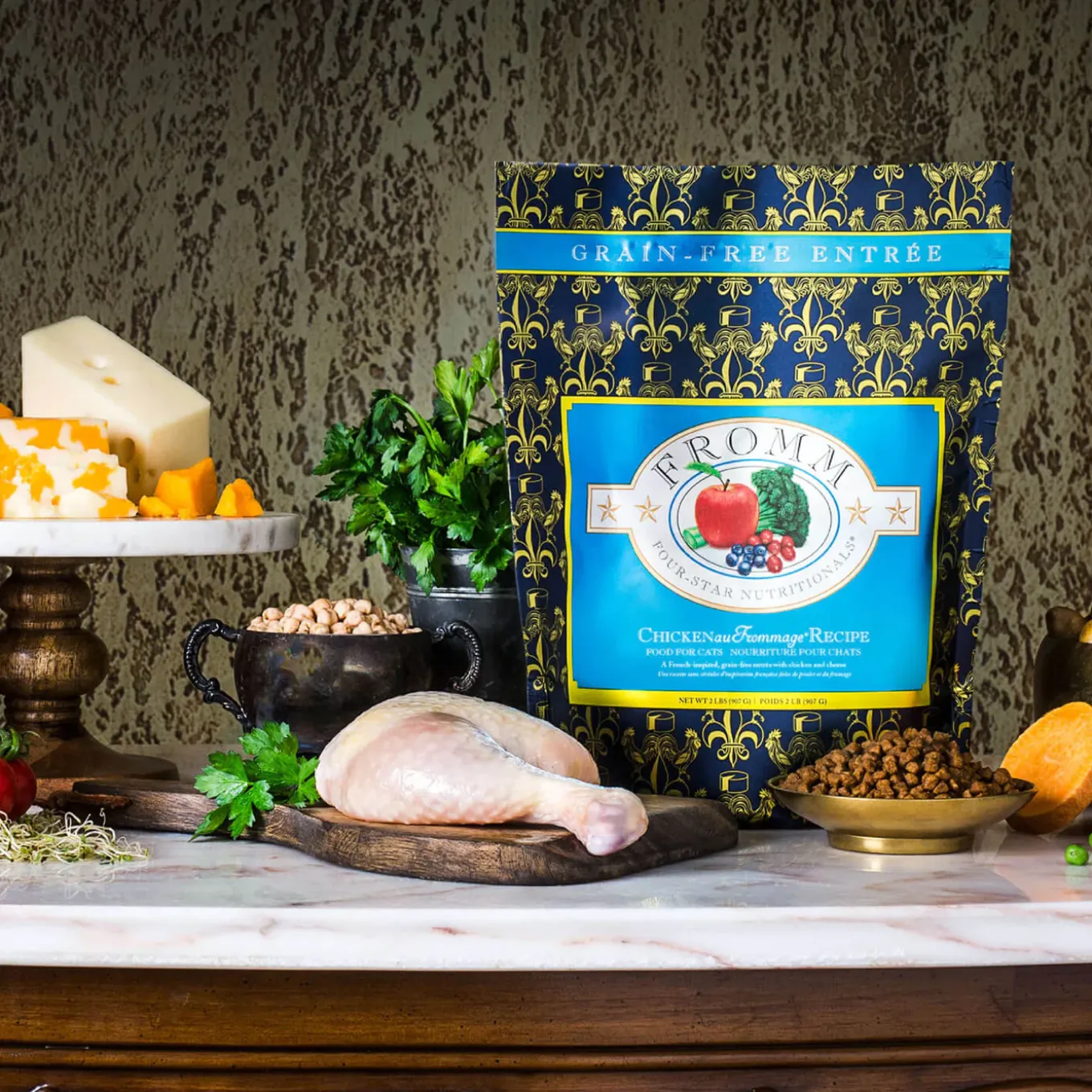 Fromm Four Star Chicken Au Frommage Grain Free Recipe Dry Cat Food