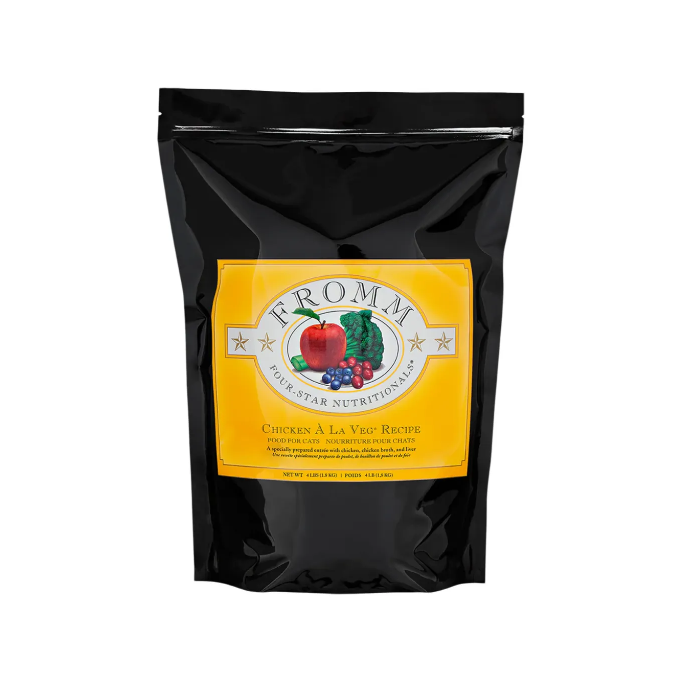 Fromm Four Star Chicken A La Veg Grain Inclusive Recipe Dry Cat Food