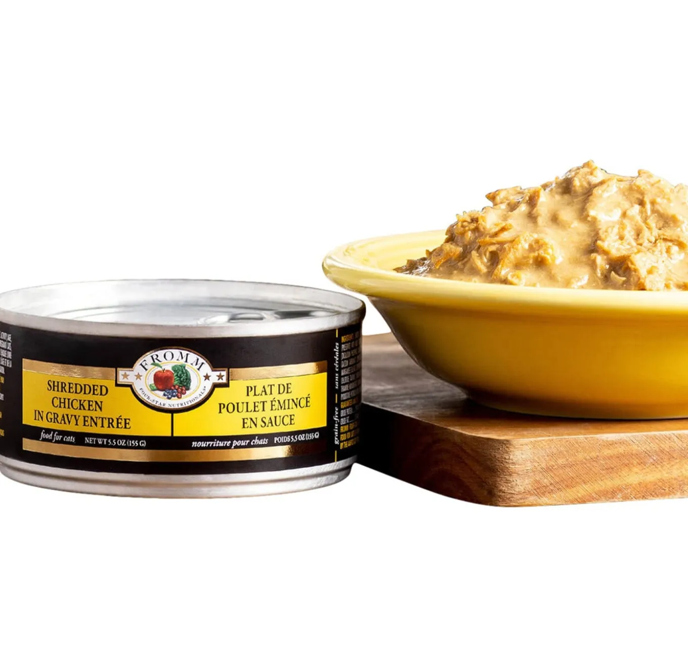 Fromm Four-Star Wet Cat Food Shredded in Gravy Entree